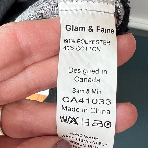 Glam & Fame Midi Gray and Black ColorBlock Sheath Dress Size Small - Picture 7 of 7